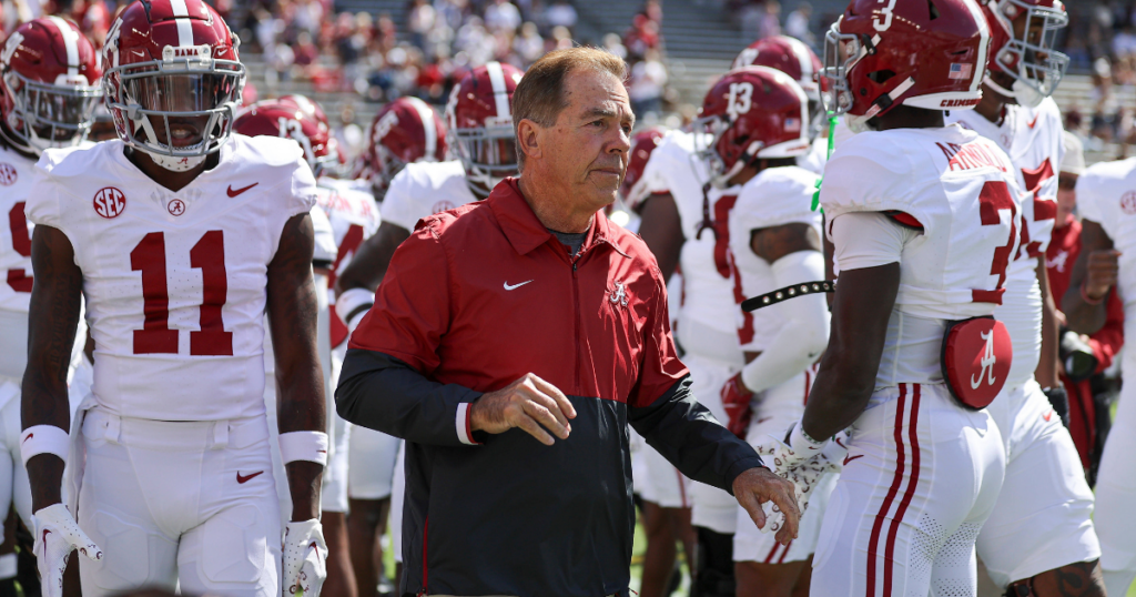 Alabama coach Nick Saban