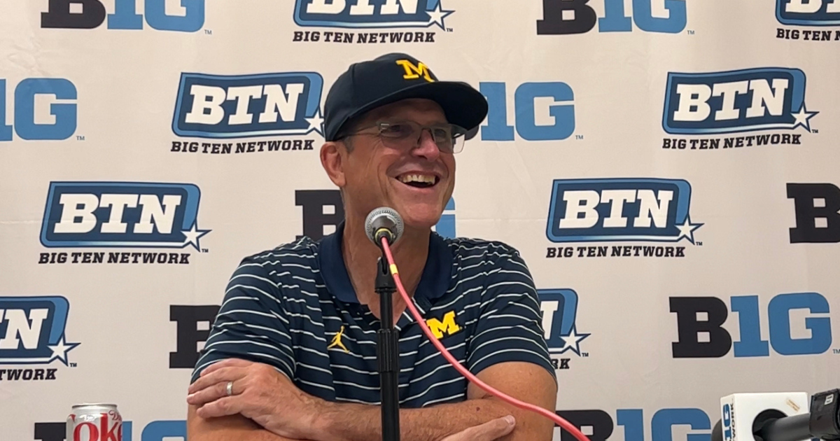 Jim Harbaugh reacts to Ohio State win and returning to the field: 'I would say it's good to be back, but I never left'