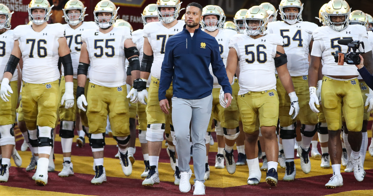 Marcus Freeman explains how Notre Dame beat USC after tough schedule On3