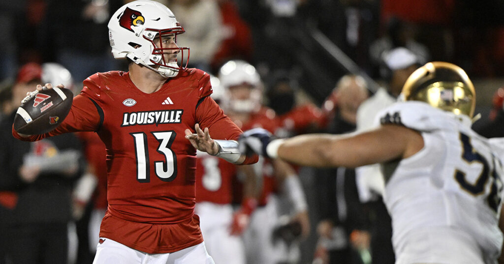 Louisville QB Jack Plummer vs. Notre Dame