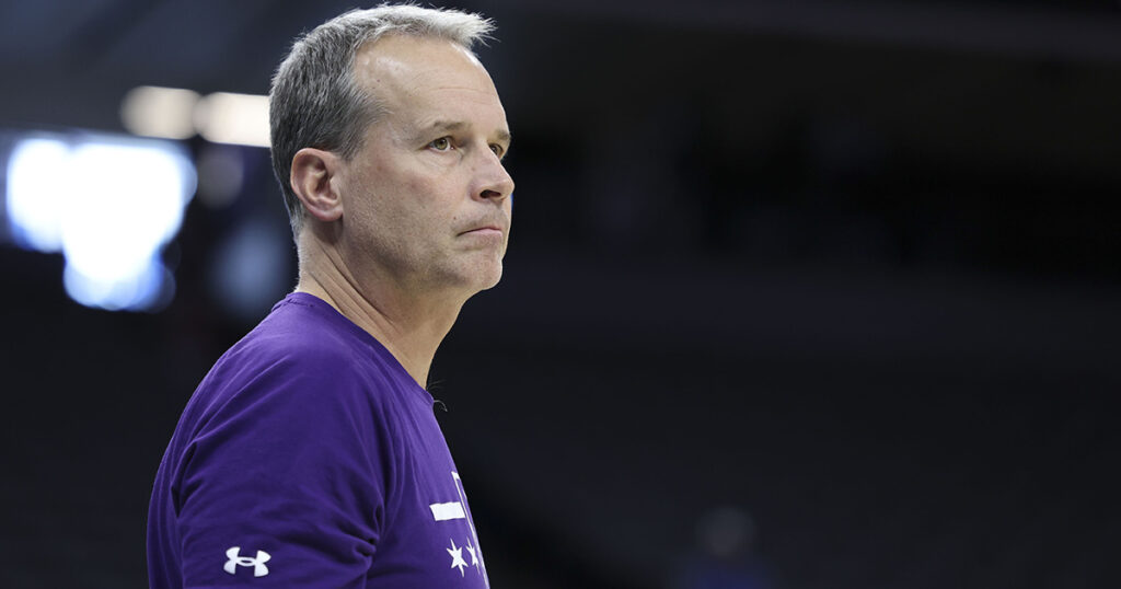 Northwestern head coach Chris Collins