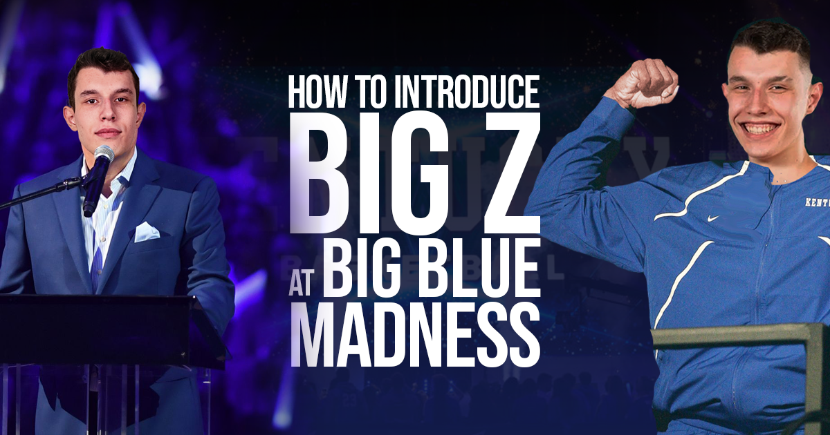 How To Introduce Zvonimir Ivisic At Big Blue Madness On3