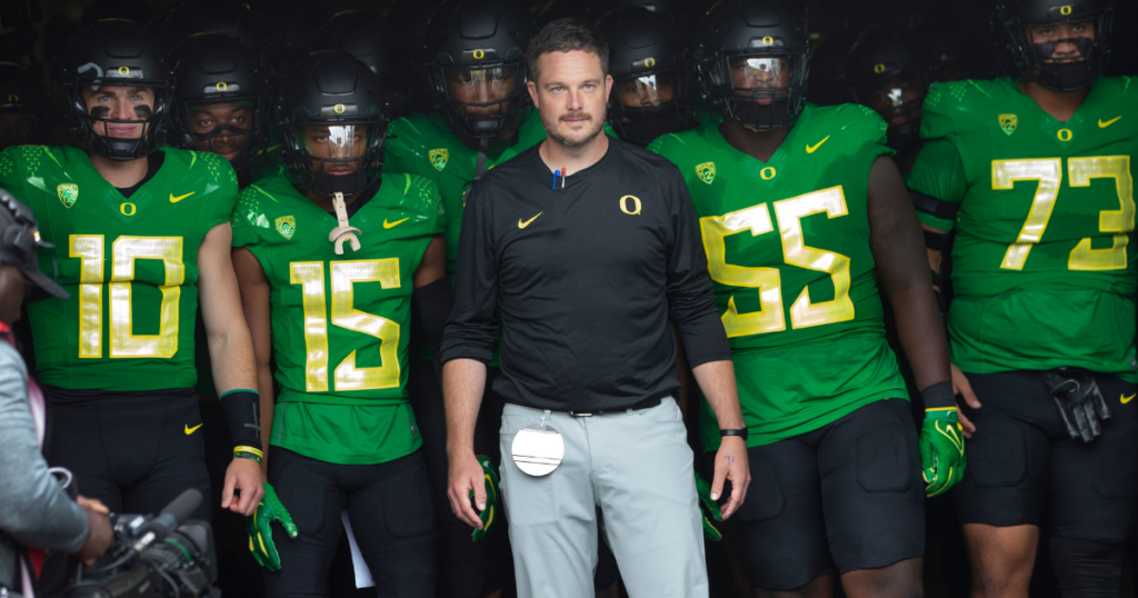 Oregon coach Dan Lanning