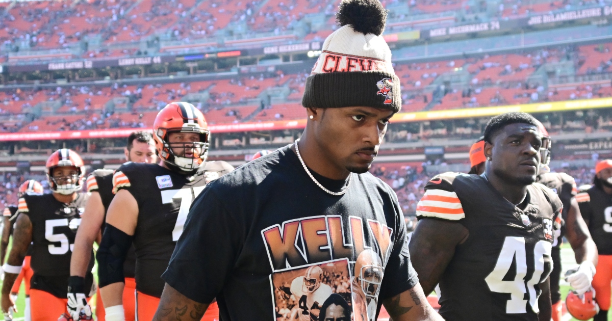 Browns QB Deshaun Watson ruled out for game vs. Ravens