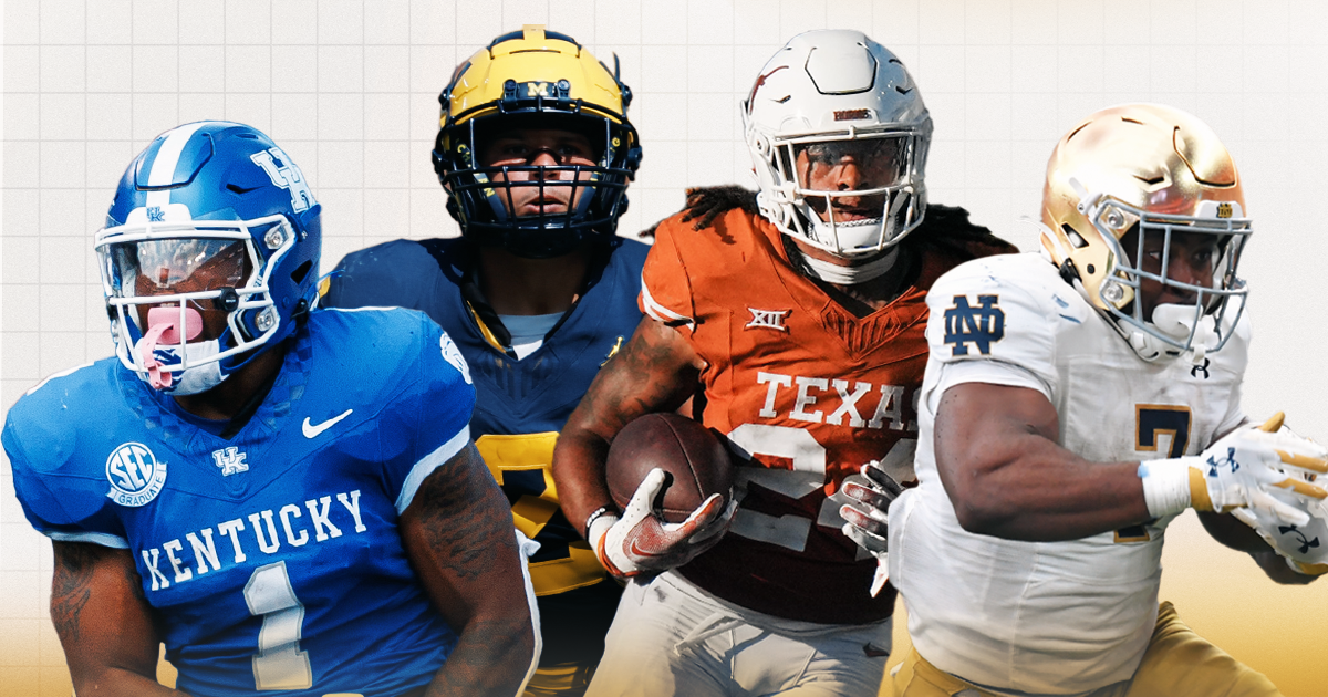 Top 25 RB Rankings Entering Week 7 Of College Football