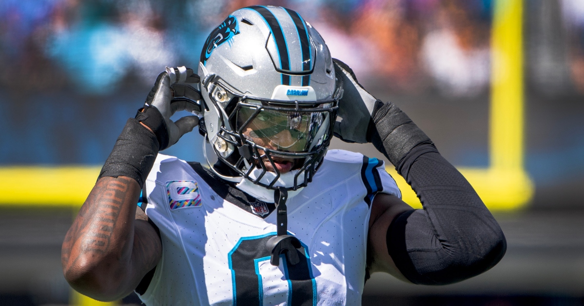 Panthers' Brian Burns returns to practice, but status for Week 1