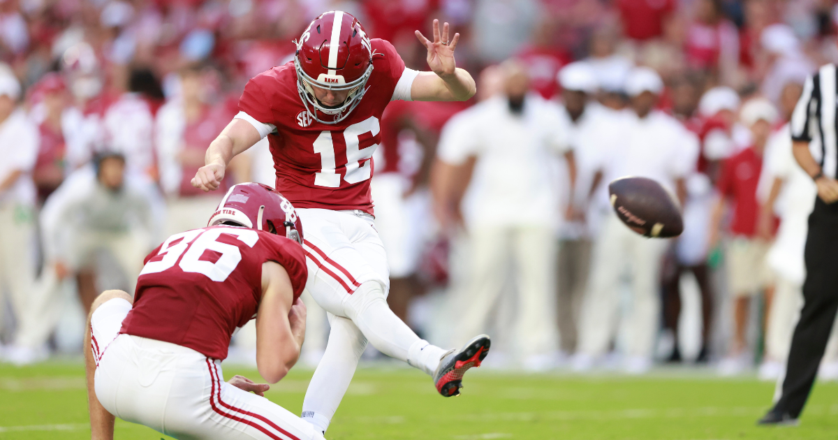 Will Reichard opens up on what it'll be like at Alabama Senior Day