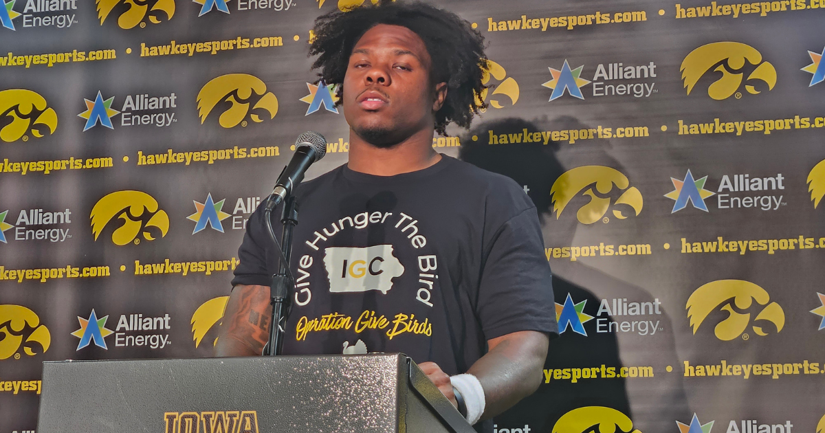 Leshon Williams leads Iowa's ground attack