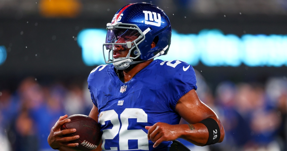 New York Giants running back Saquon Barkley says he has a high