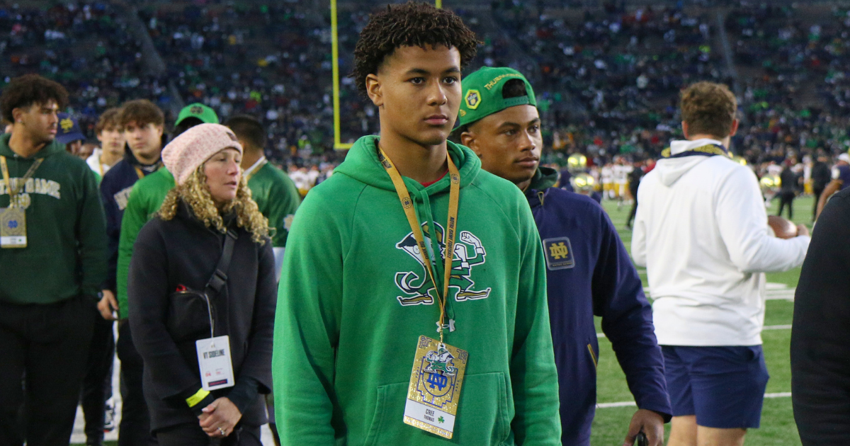 Notre Dame 2025 CB target Cree Thomas sets commitment date