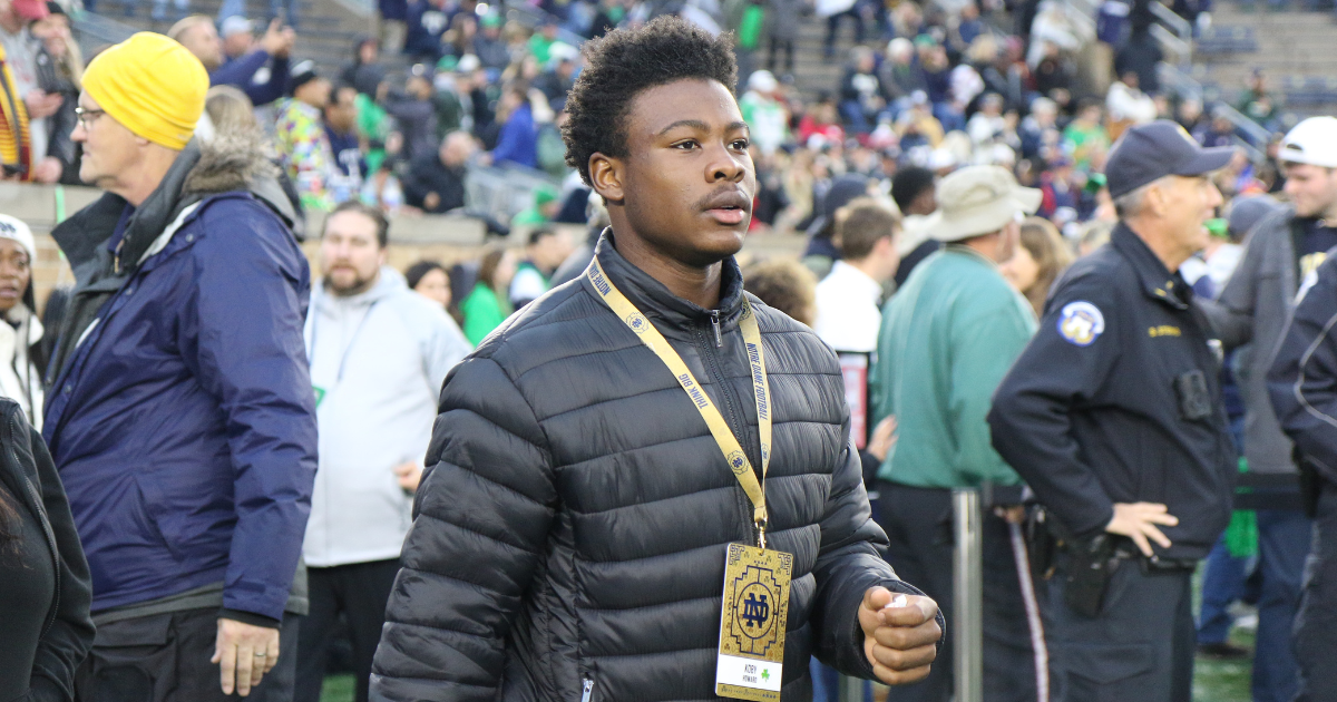 2025 WR Koby Howard breaks down Notre Dame visit On3