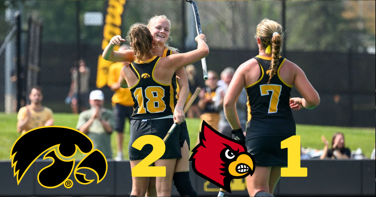 #6 Iowa Field Hockey knocks off #5 Louisville on the road