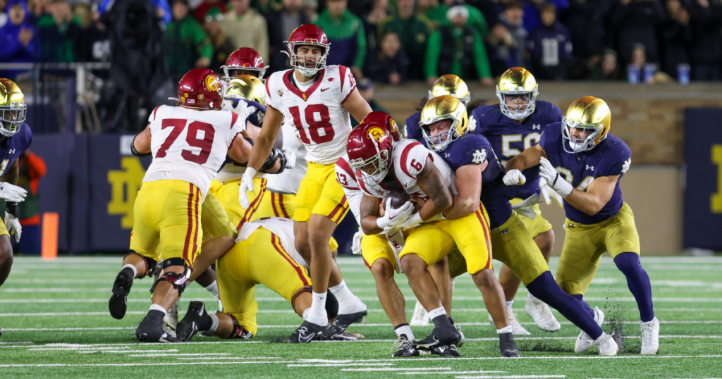 Notre Dame linebacker JD Bertrand