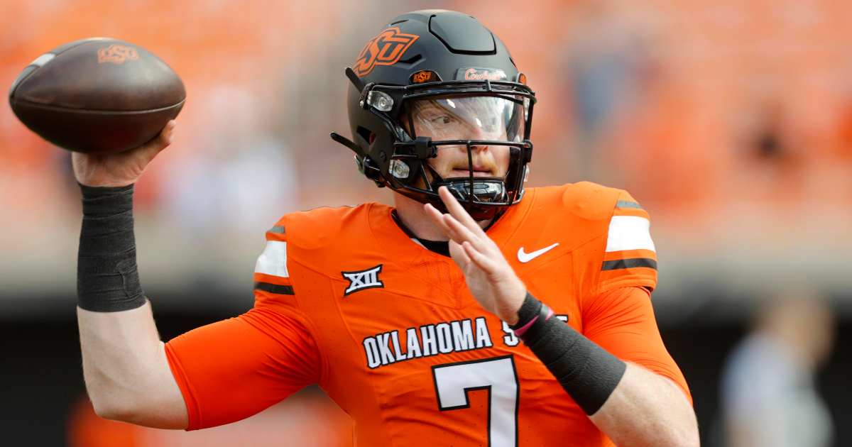 Oklahoma State QB Alan Bowman Posts Photo Marking Start Of "19th Grade ...