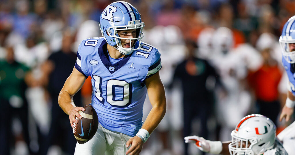 North Carolina QB Drake Maye