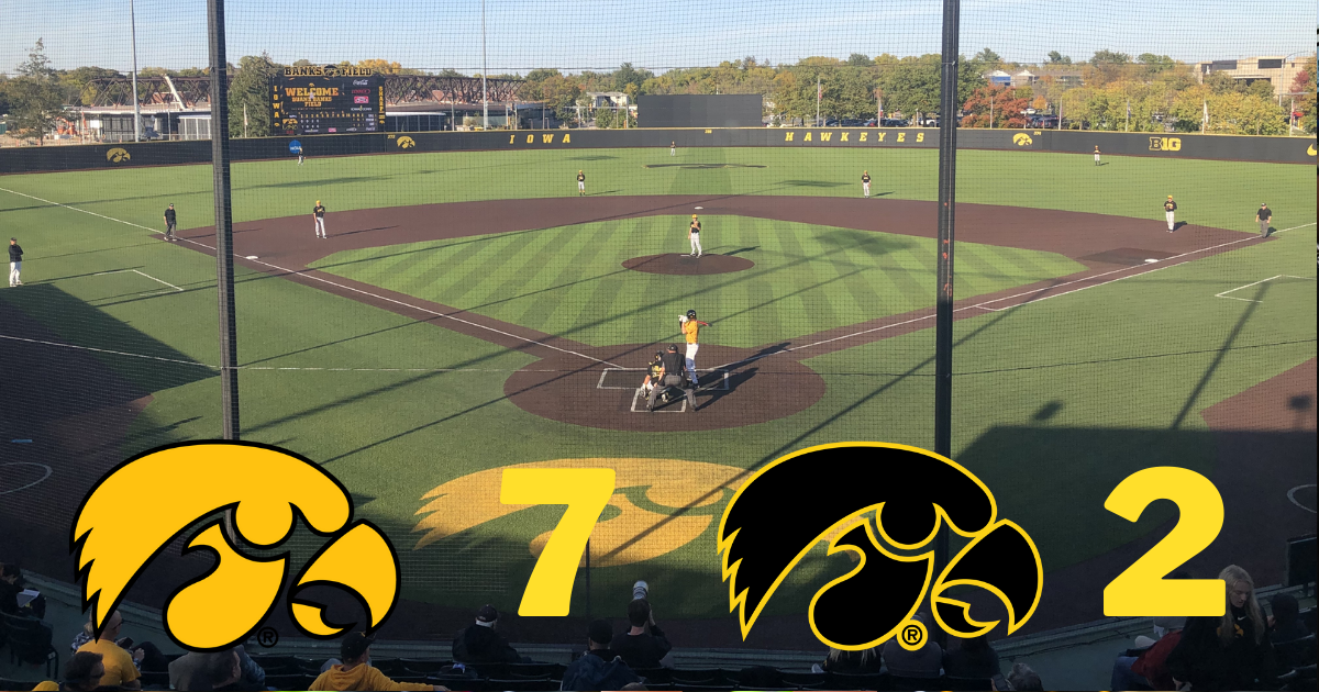 Iowa baseball uses big first inning for decisive victory over Upper Iowa