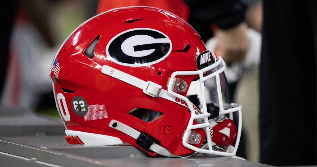 Georgia Bulldogs football helmet