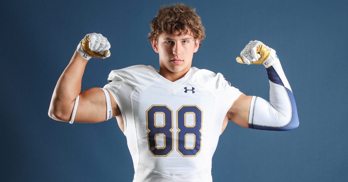 2025 TE James Flanigan commits to Notre Dame football