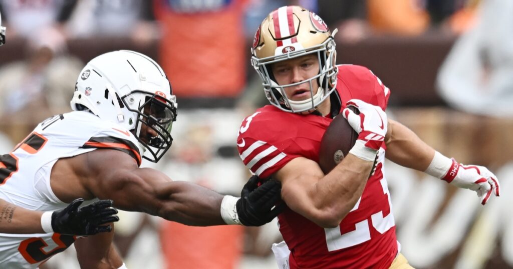 Christian McCaffrey 49ers NFL top players