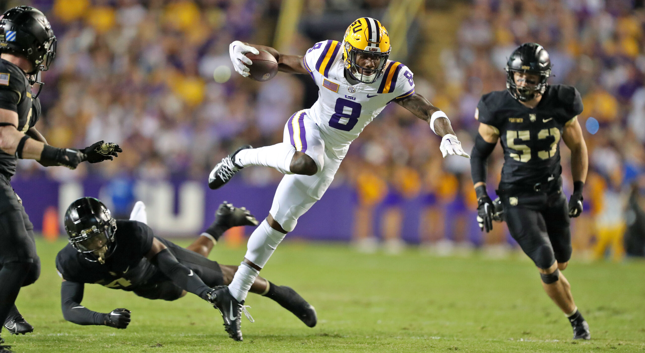 Brune's Rapid Reactions: LSU blitzes Army in 62-0 win - On3