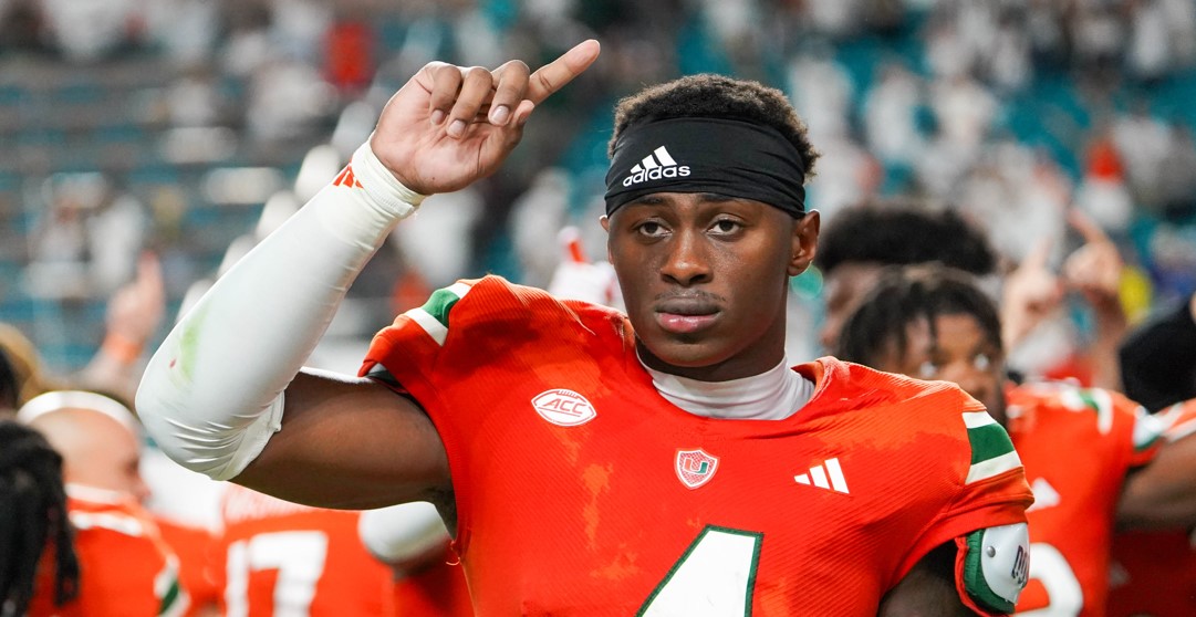 Miami WR Colbie Young came up bigtime when it mattered most