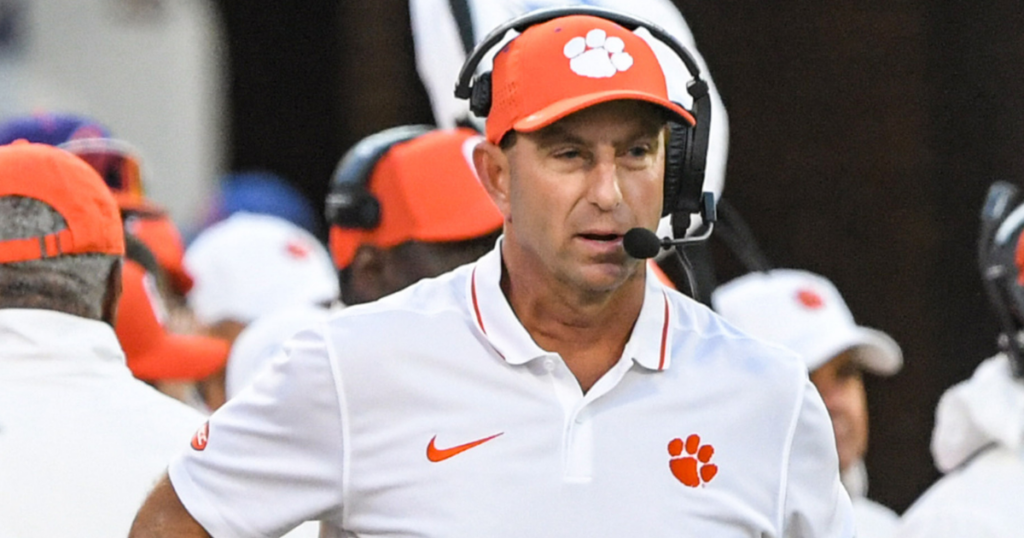 Clemson HC Dabo Swinney notre dame