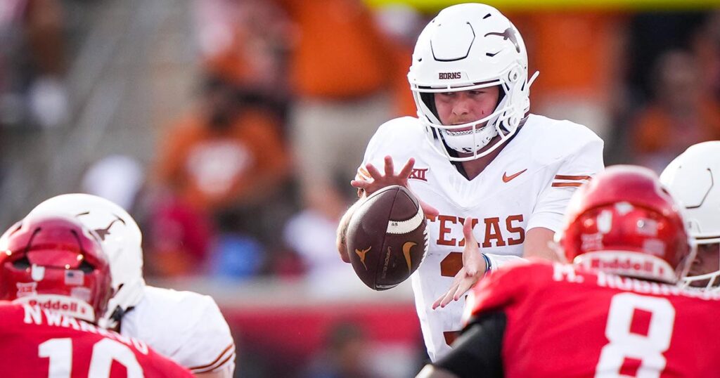 Texas QB Quinn Ewers vs. Houston