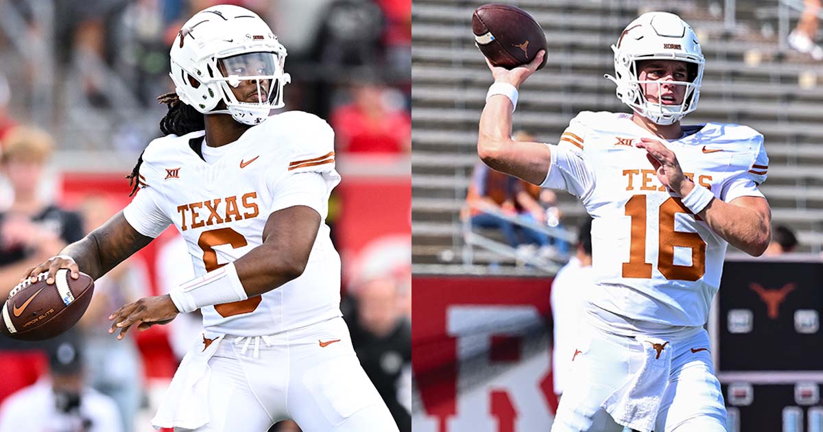 Texas lists Maalik Murphy 'or' Arch Manning as starting quarterback on