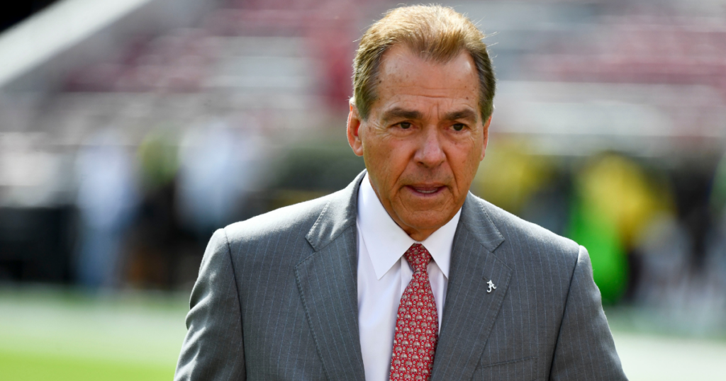 Alabama coach Nick Saban