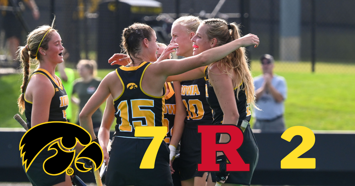 Iowa explodes for seven goals in Senior Day win over Rutgers