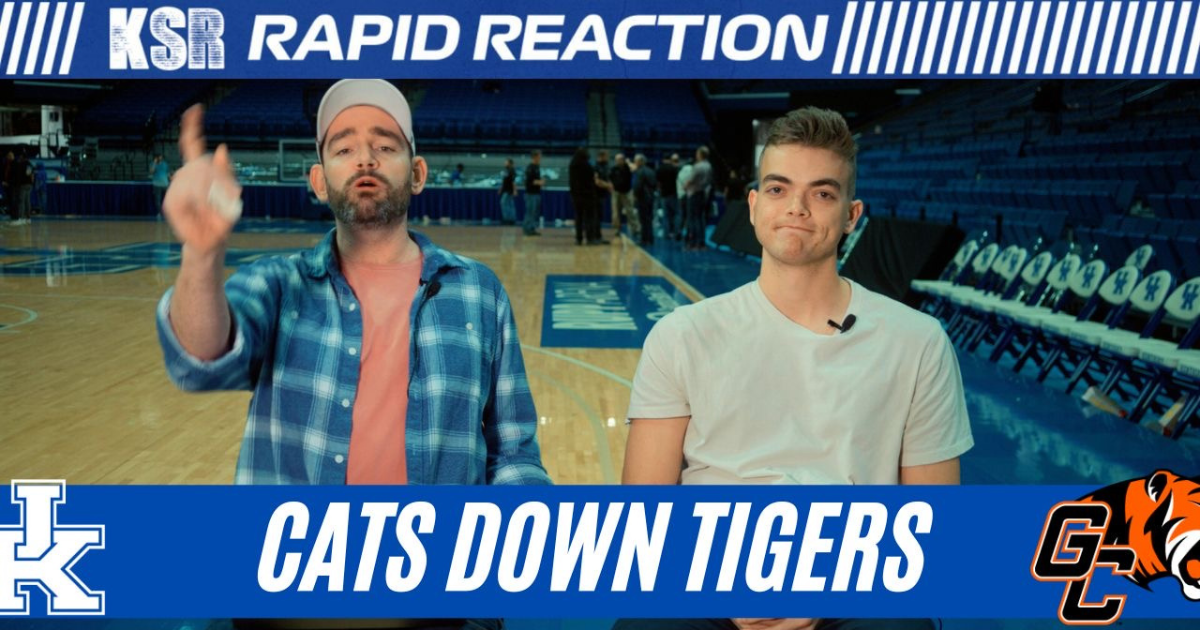 KSR Rapidly Reacts to Kentucky’s 92-69 exhibition win over Georgetown College