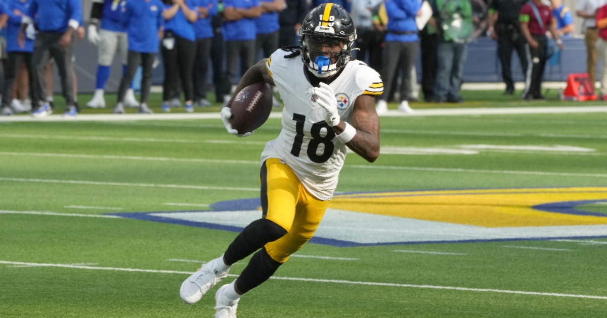 Steelers WR Diontae Johnson Defends Matt Canada Amid Chants For His Firing