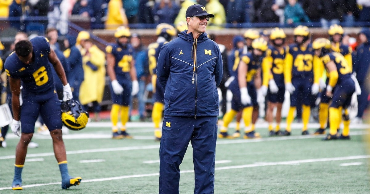 Jim Harbaugh Responds To Report Of Michigan Pulling Contract Extension ...