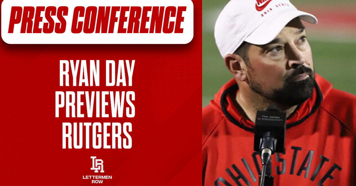 Ohio State: Ryan Day Press Conference To Preview Rutgers