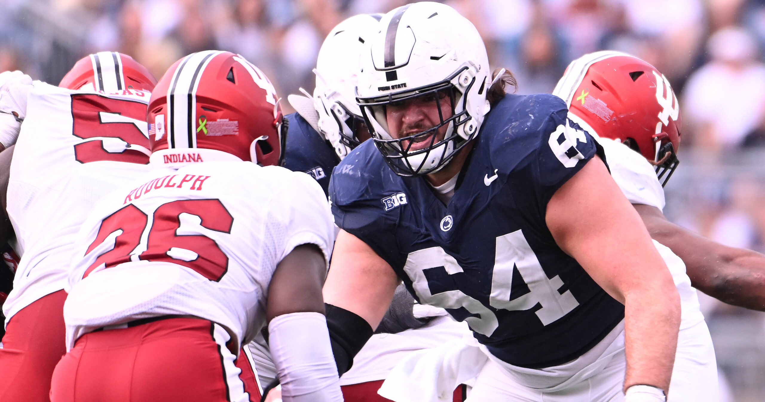 Penn State offensive lineman Hunter Nourzad