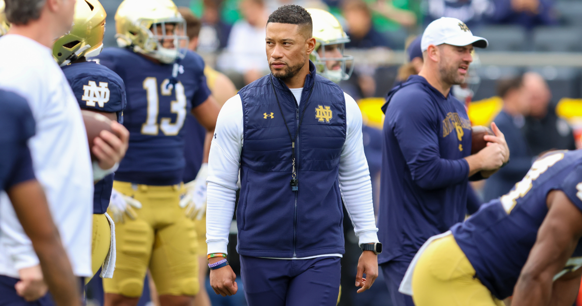 What Notre Dame's Marcus Freeman Said On Wake Up The Echoes