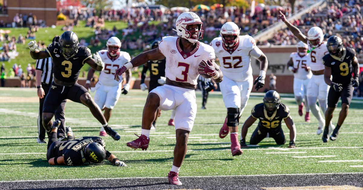 Booger McFarland on Florida State's initial CFP ranking 'Suprised to