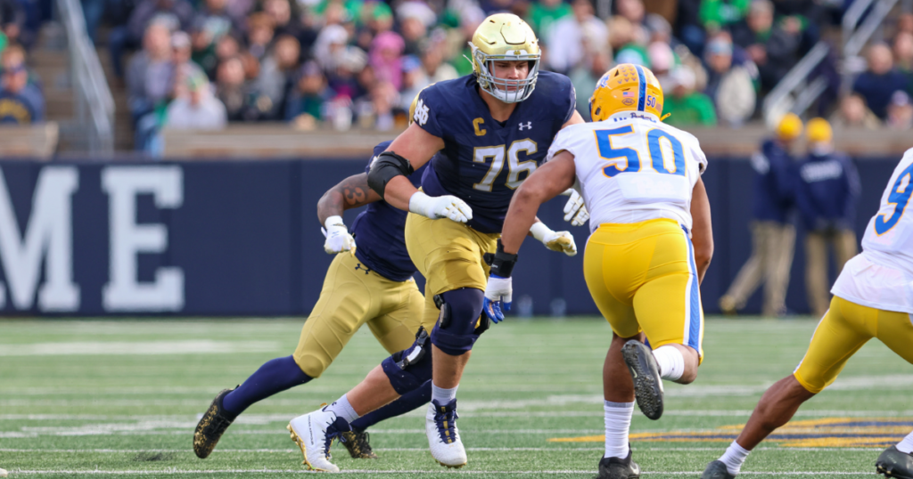 Notre Dame tackle Joe Alt is an NFL Draft prospect.