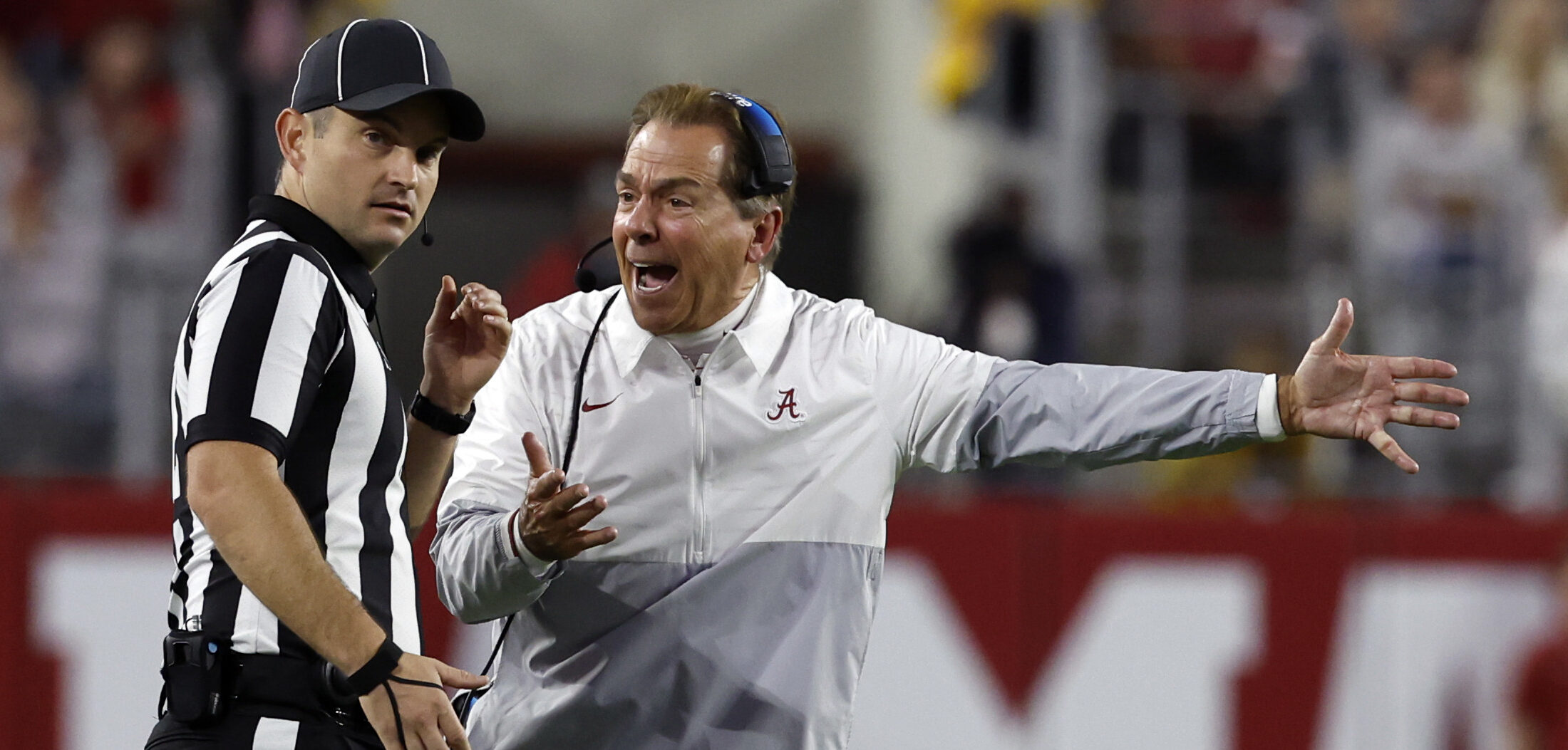 Nick Saban believes Iron Bowl momentum flipped on holding call against Alabama