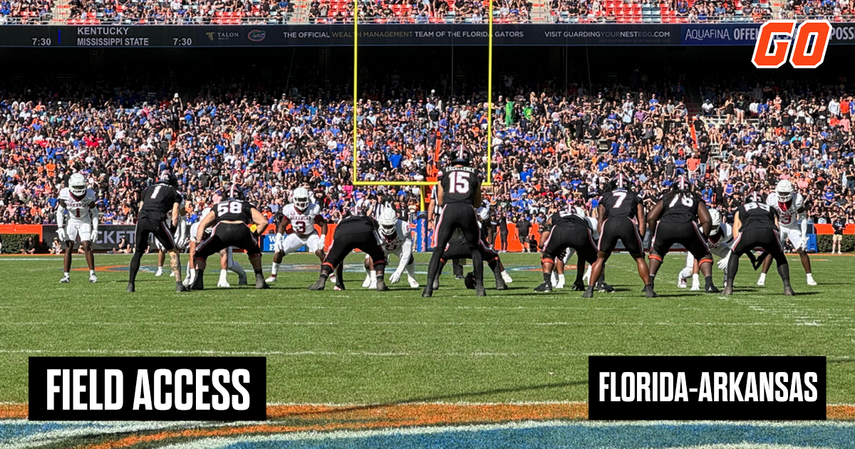 Field Access Sideline takeaways from the FloridaArkansas game