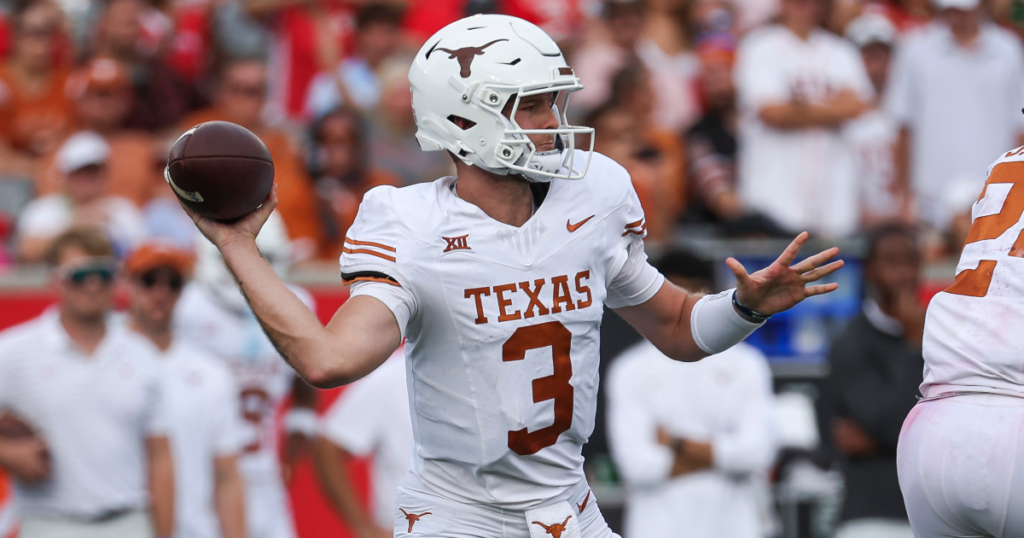 Texas quarterback Quinn Ewers is hoping to make his return from injury soon