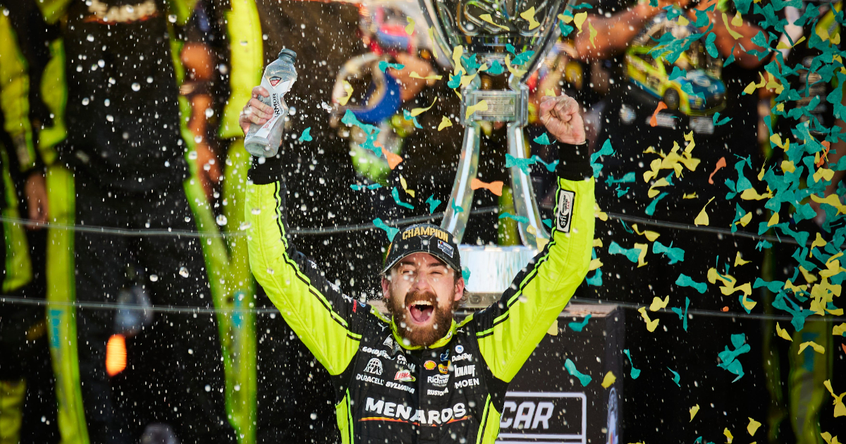 Josef Newgarden gets tattoo of Ryan Blaney's face after friendly