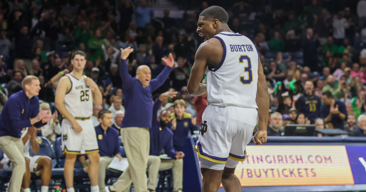 How Markus Burton took over his first game at Notre Dame