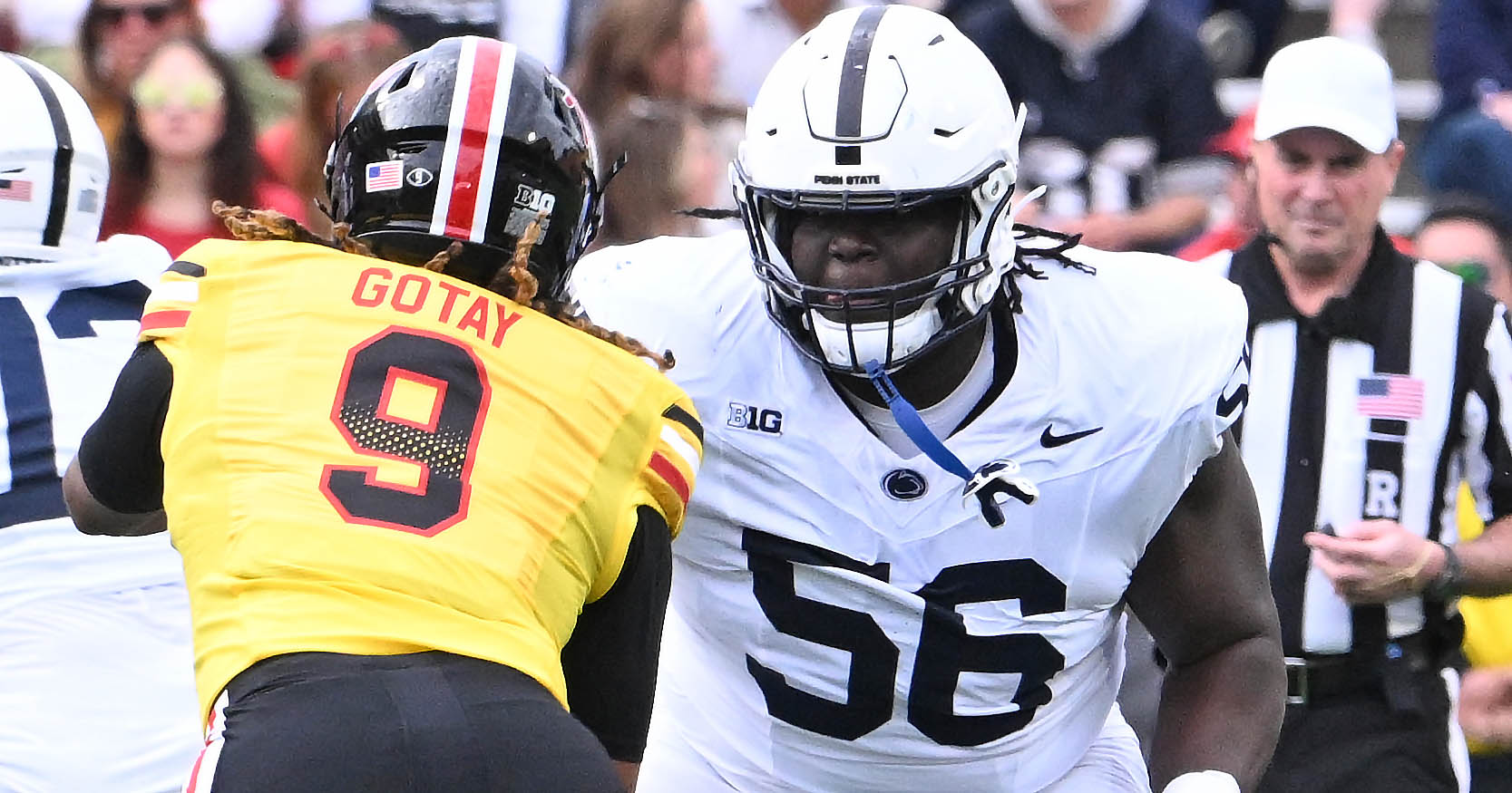 Penn State offensive lineman JB Nelson