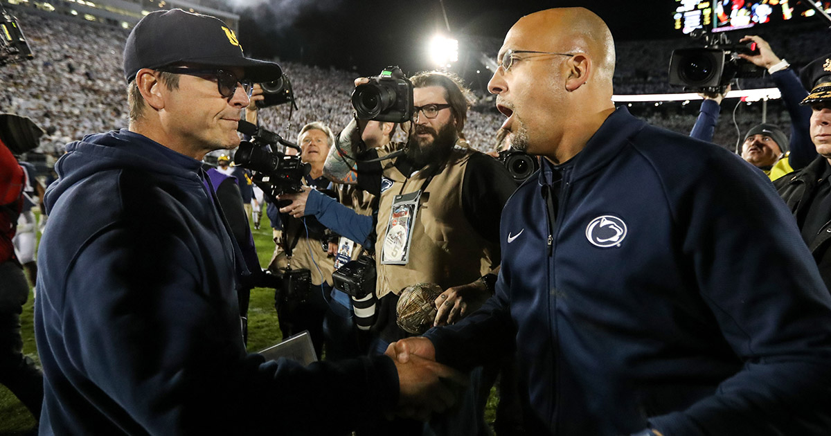 Evaluating how a potential Jim Harbaugh suspension would impact Penn State game
