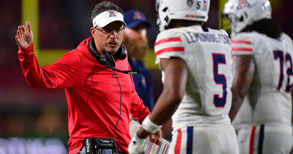 Arizona head coach Jedd Fisch