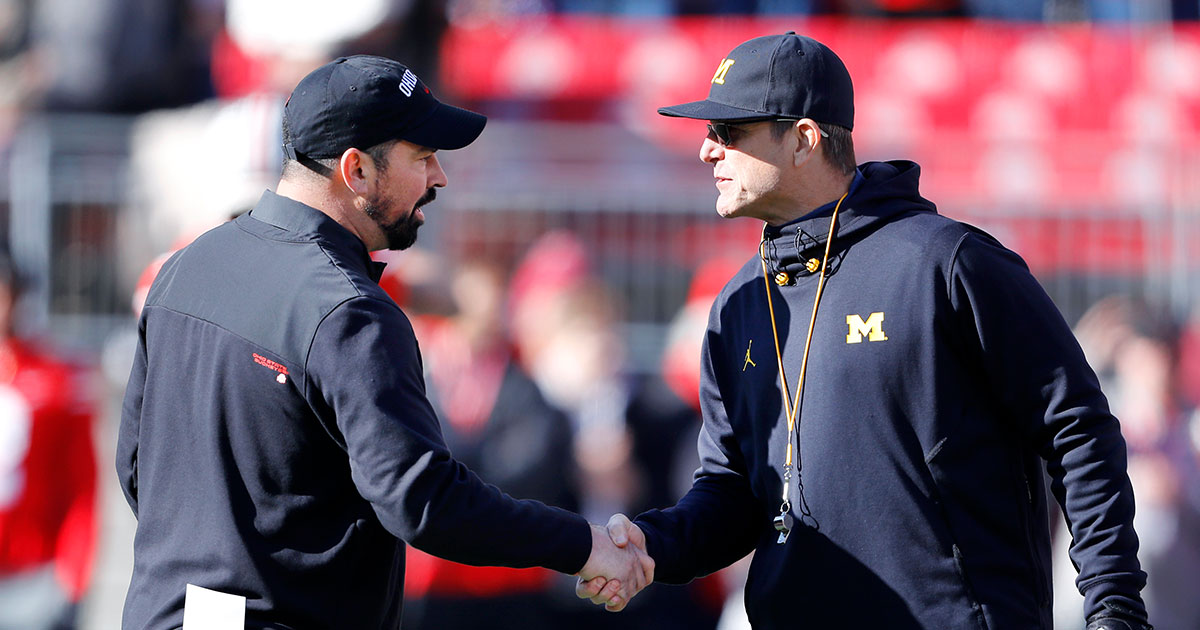 Ryan Day downplays question about his respect for Jim Harbaugh