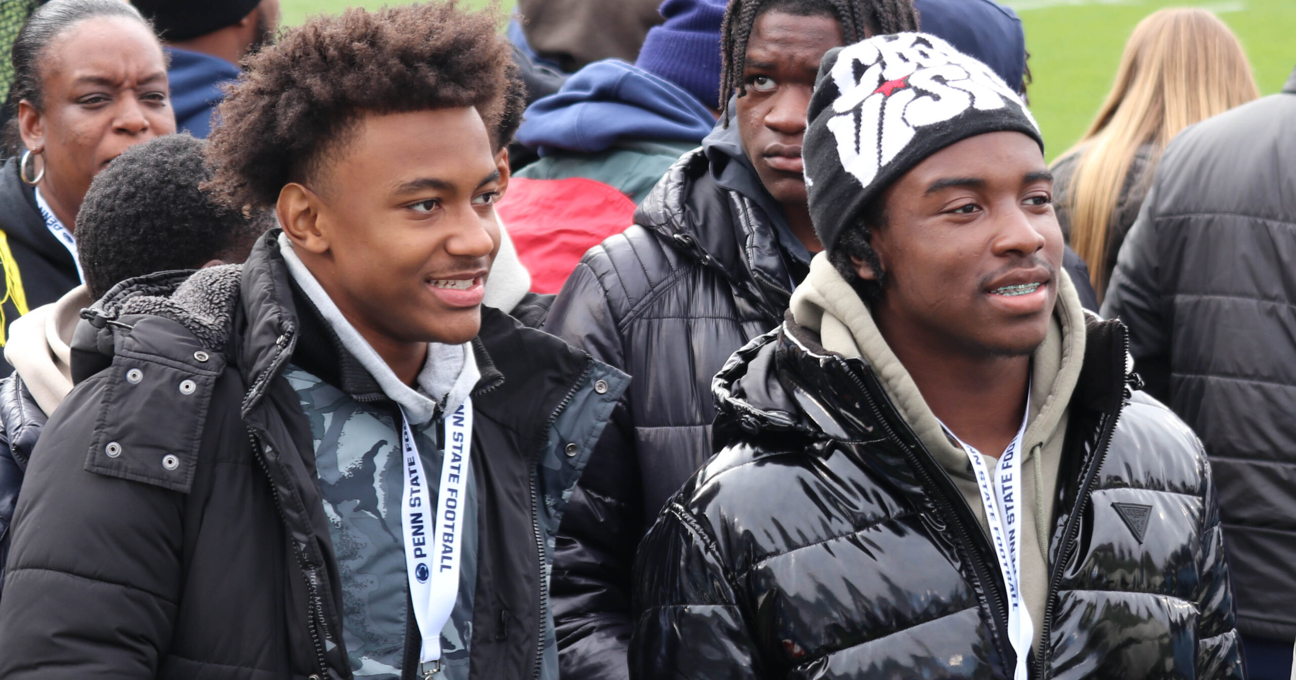 Linebacker Rischall Vaughns and Jireh Edwards