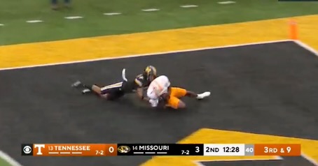 Watch: Tennessee WR Dont’e Thornton hauls makes sliding catch on 46-yard touchdown