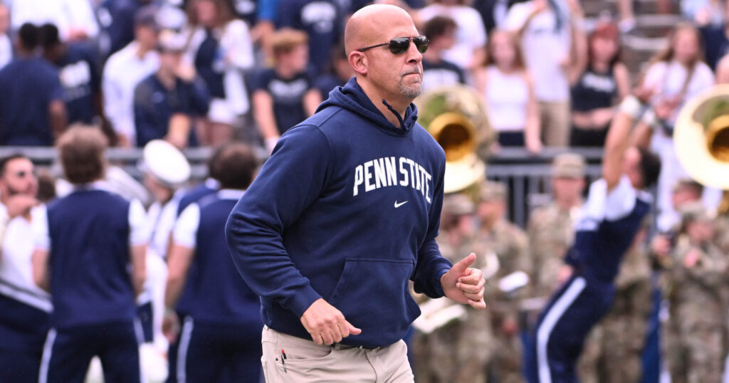 Penn State head coach James Franklin